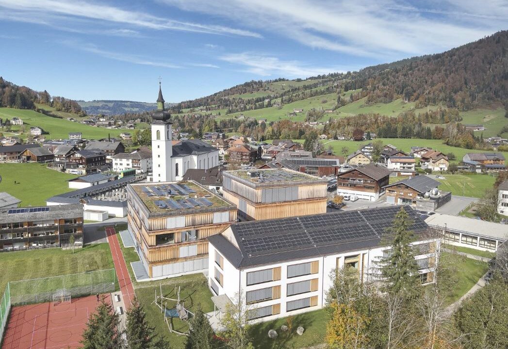 Ortsbild der Region Vorderwald