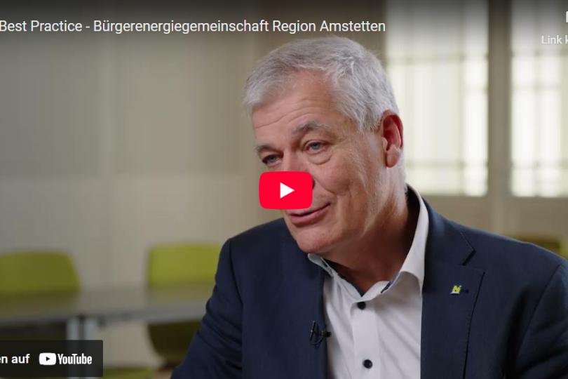 Anton Kasser, Obmann der BEG und Bürgermeister von Allhartsberg