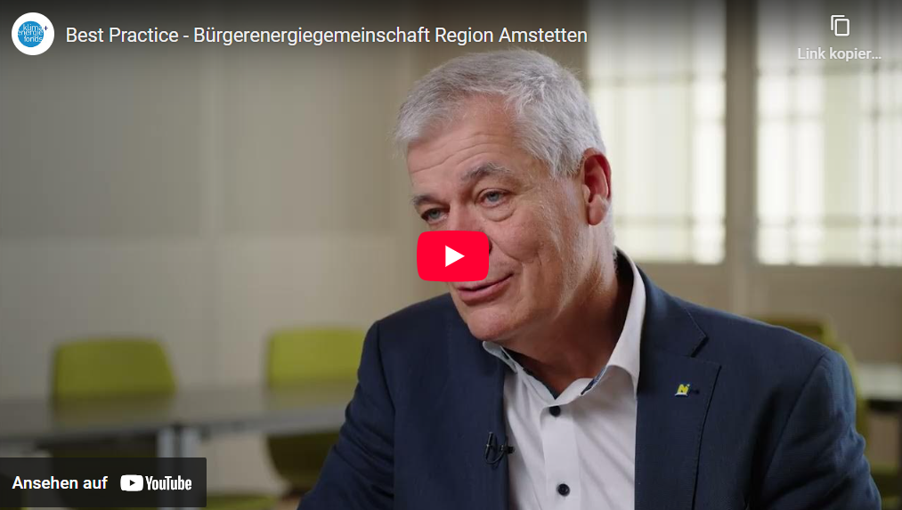 Anton Kasser, Obmann der BEG und Bürgermeister von Allhartsberg