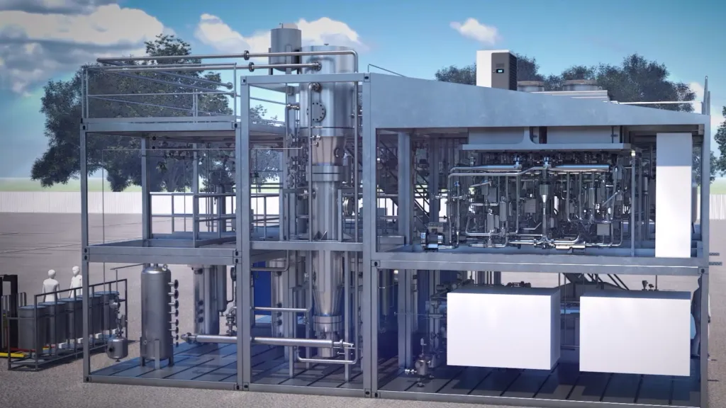 Bild einer Elektrolysemaschine